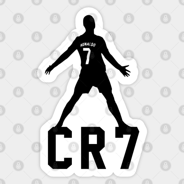 Cristiano Ronaldo Siuuu Celebration Sticker by Zakzouk-store